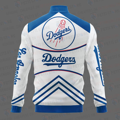 Los Angeles Dodgers - Major League Baseball AOP Varsity Jacket V4 - All-Over-Printed Jacket