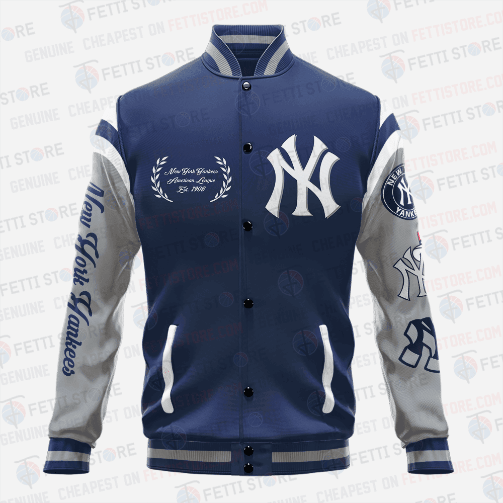 New York Yankees Major League Baseball AOP Varsity Jacket SH1 V1 - All-Over-Printed Jacket