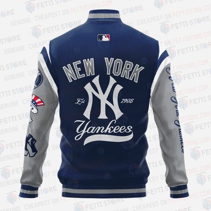 New York Yankees Major League Baseball AOP Varsity Jacket SH1 V1 - All-Over-Printed Jacket