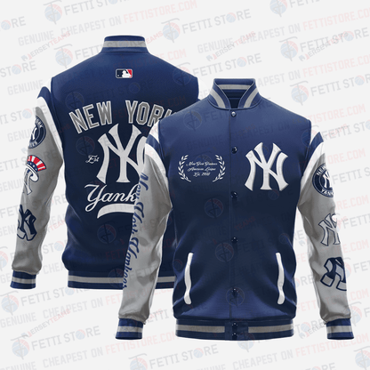 New York Yankees Major League Baseball AOP Varsity Jacket SH1 V1 - All-Over-Printed Jacket
