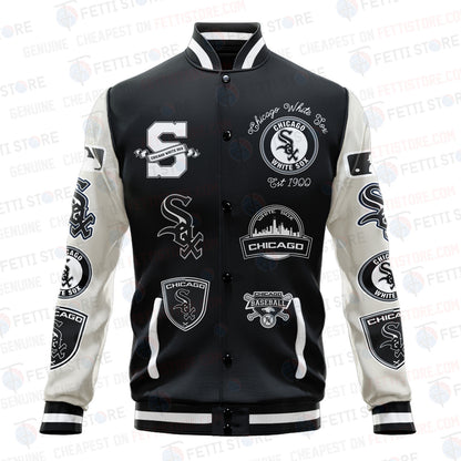 Chicago White Sox - Major League Baseball AOP Varsity Jacket V2 - All-Over-Printed Jacket