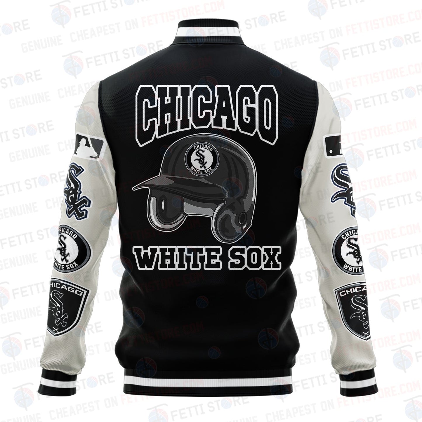 Chicago White Sox - Major League Baseball AOP Varsity Jacket V2 - All-Over-Printed Jacket
