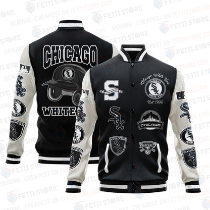 Chicago White Sox - Major League Baseball AOP Varsity Jacket V2 - All-Over-Printed Jacket