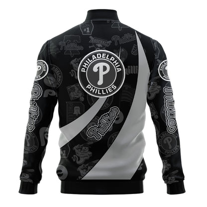 Philadelphia Phillies - Major League Baseball AOP Varsity Jacket V3 - All-Over-Printed Jacket