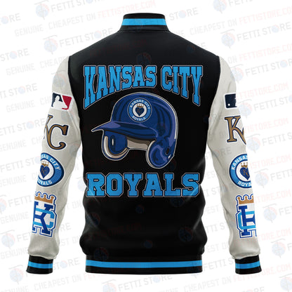 Miami Marlins - Major League Baseball AOP Varsity Jacket V2 - All-Over-Printed Jacket