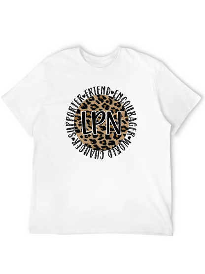 LPN Leopard Print T-Shirt - Nurse Appreciation