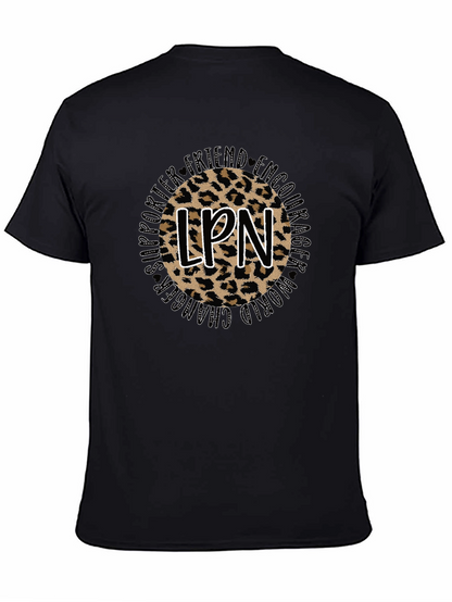 LPN Leopard Print T-Shirt - Nurse Appreciation
