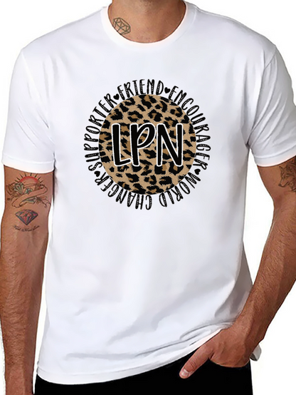 LPN Leopard Print T-Shirt - Nurse Appreciation