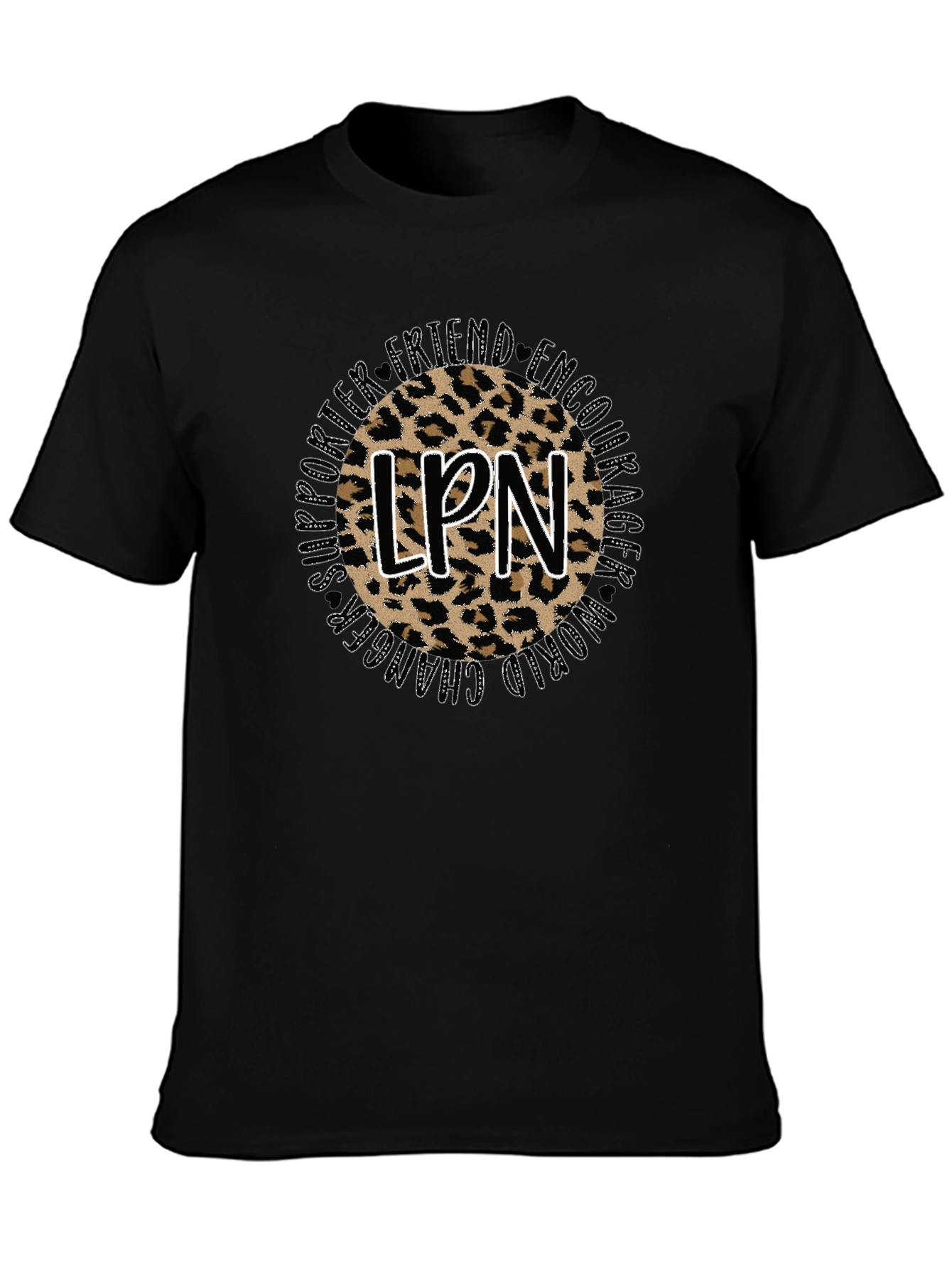 LPN Leopard Print T-Shirt - Nurse Appreciation