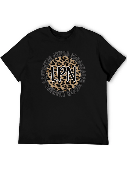 LPN Leopard Print T-Shirt - Nurse Appreciation
