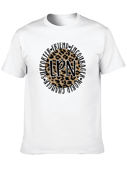 LPN Leopard Print T-Shirt - Nurse Appreciation