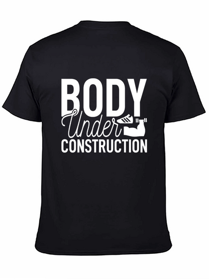 Body Under Construction Black Graphic Tee