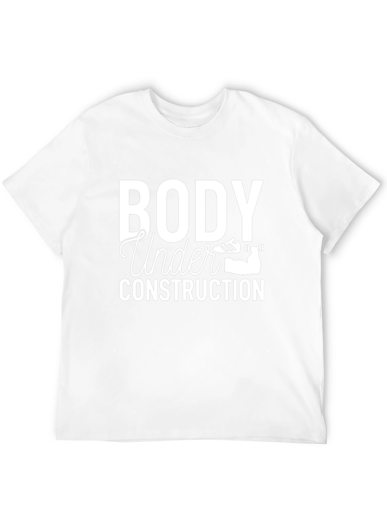 Body Under Construction Black Graphic Tee