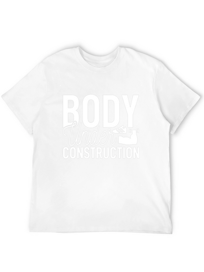 Body Under Construction Black Graphic Tee