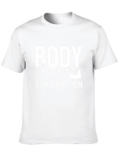 Body Under Construction Black Graphic Tee