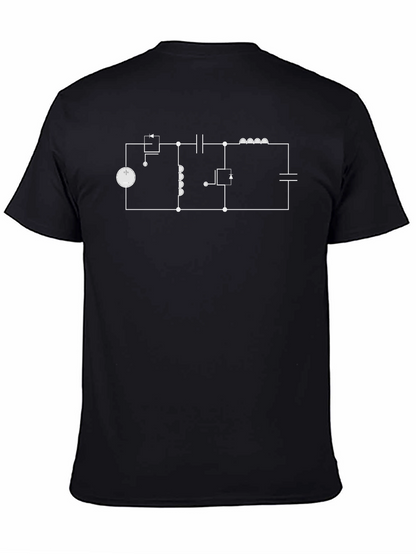 Electrical Circuit Diagram T-Shirt - Geek Chic Design