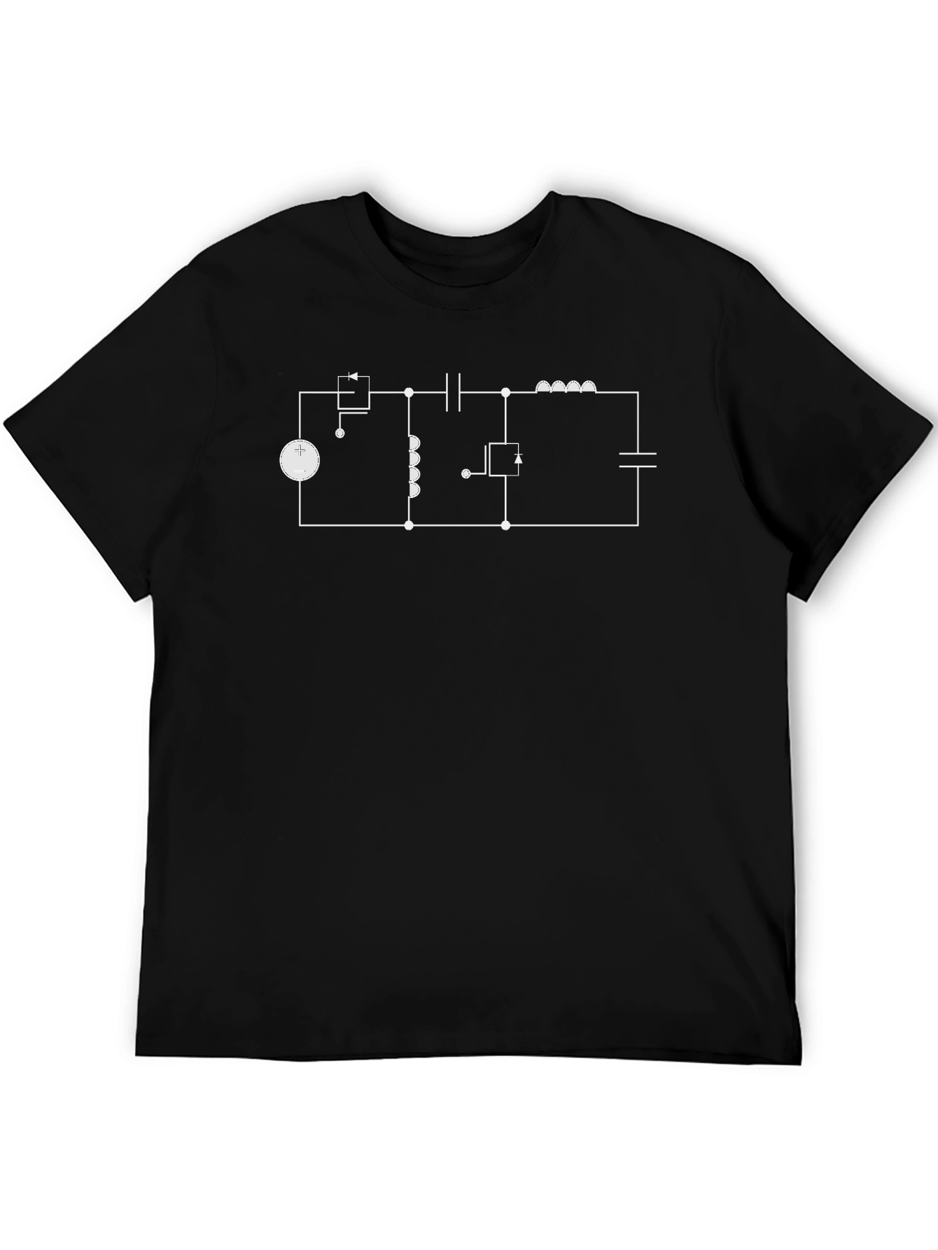 Electrical Circuit Diagram T-Shirt - Geek Chic Design
