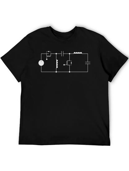 Electrical Circuit Diagram T-Shirt - Geek Chic Design