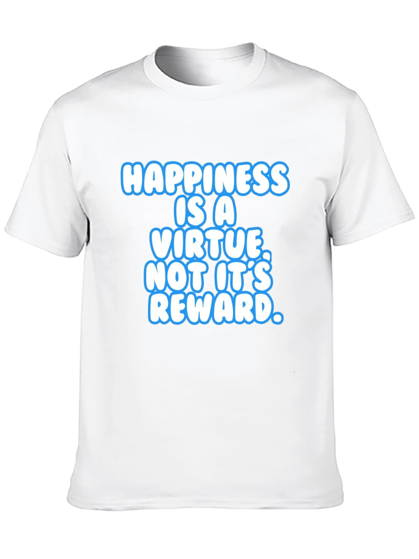 Happiness Is A Virtue Black T-Shirt