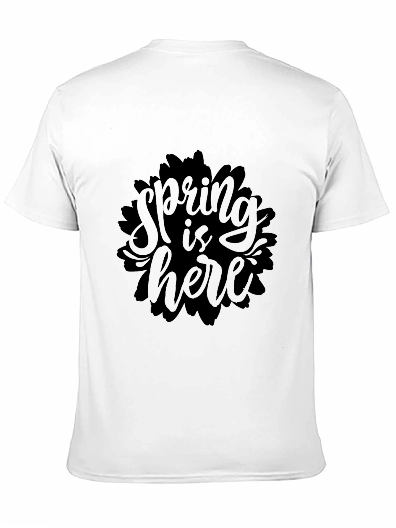 Spring is Here Black Graphic Tee