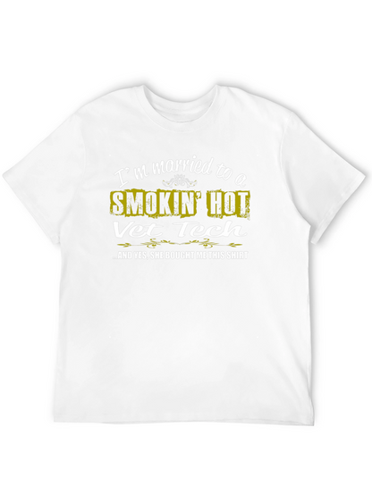 Smokin Hot Vet Tech Husband T-Shirt