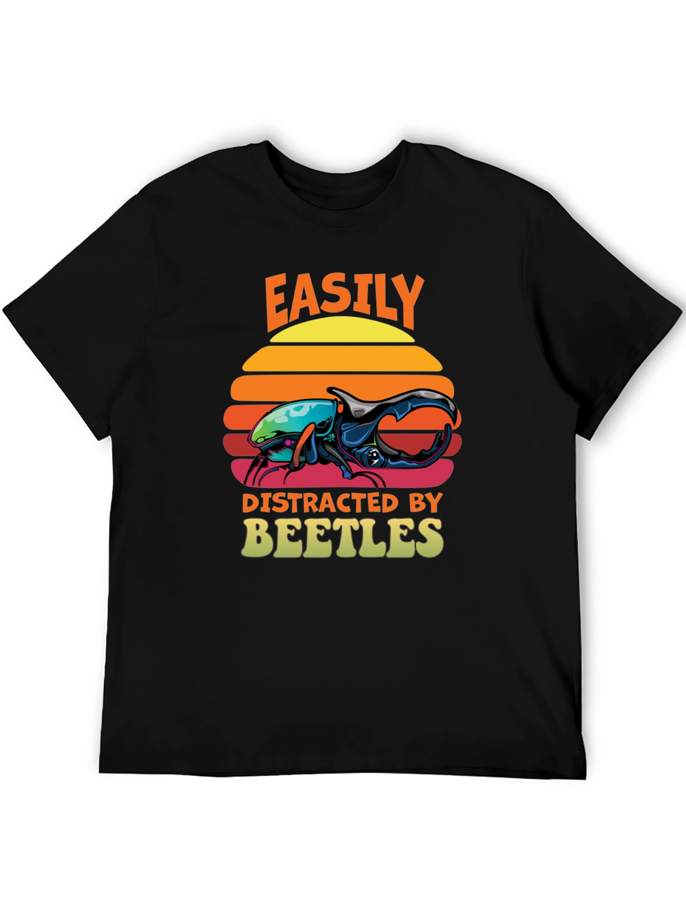Easily Distracted by Beetles T-Shirt