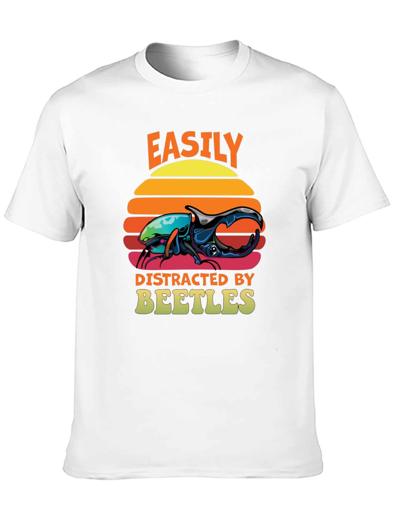 Easily Distracted by Beetles T-Shirt