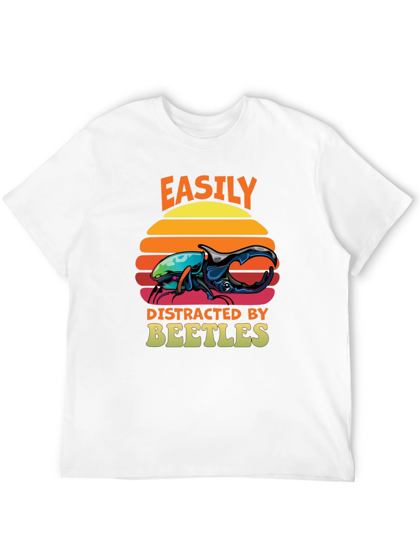 Easily Distracted by Beetles T-Shirt