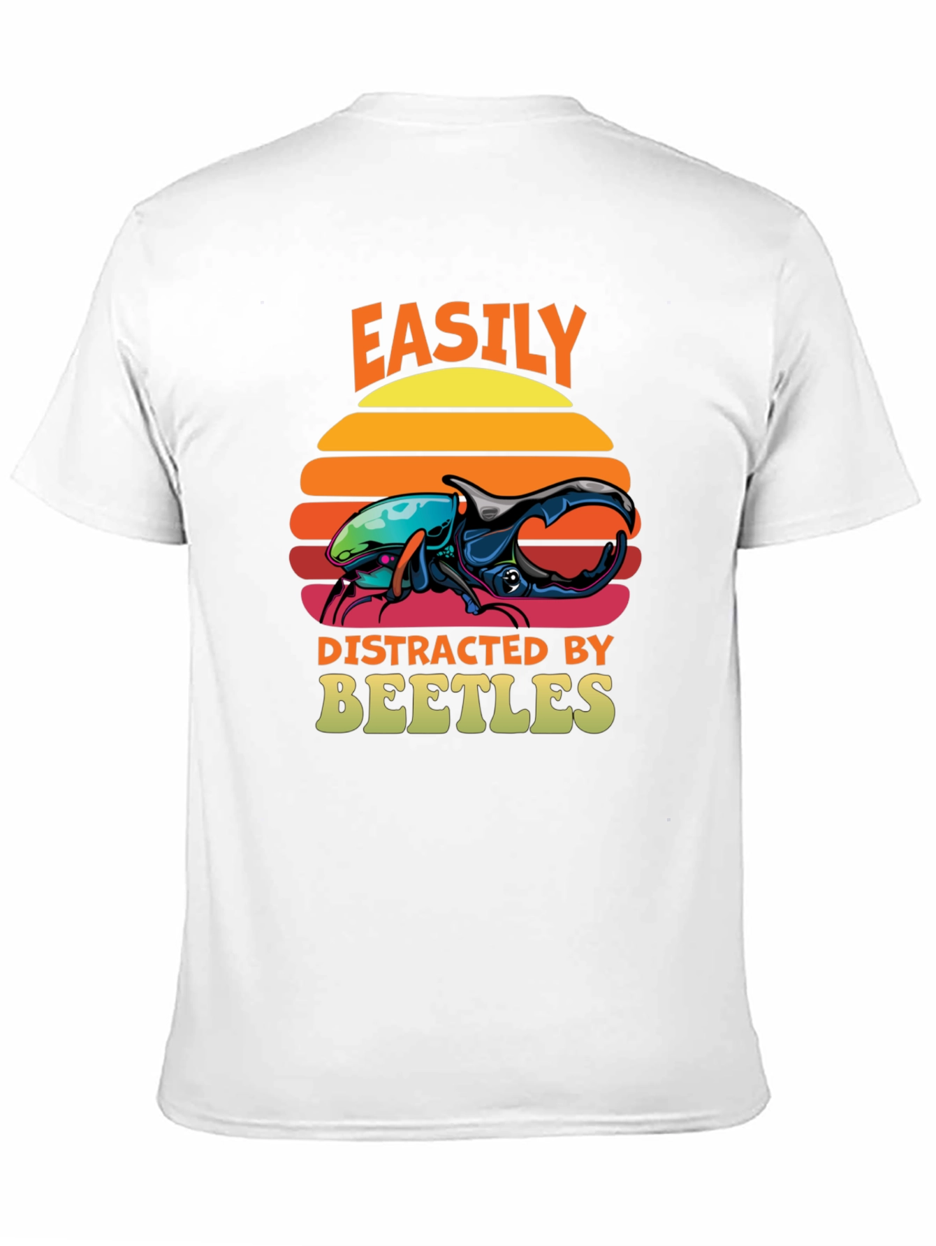 Easily Distracted by Beetles T-Shirt