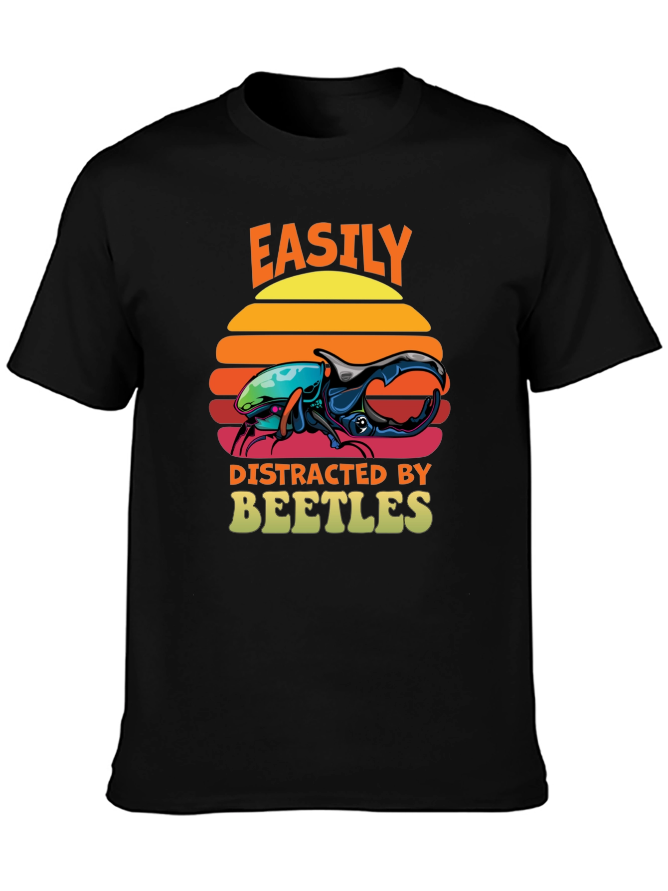 Easily Distracted by Beetles T-Shirt