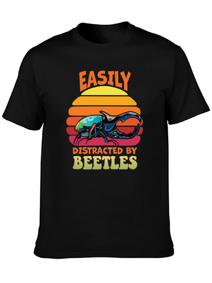 Easily Distracted by Beetles T-Shirt