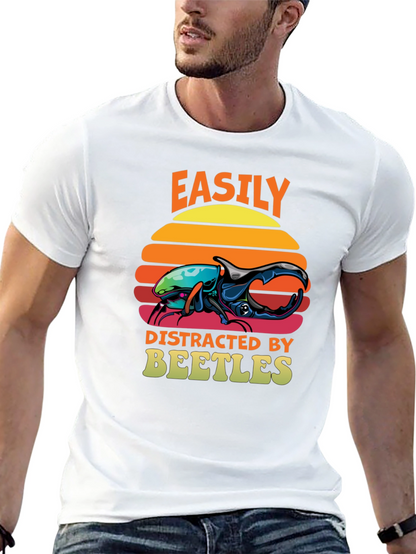 Easily Distracted by Beetles T-Shirt