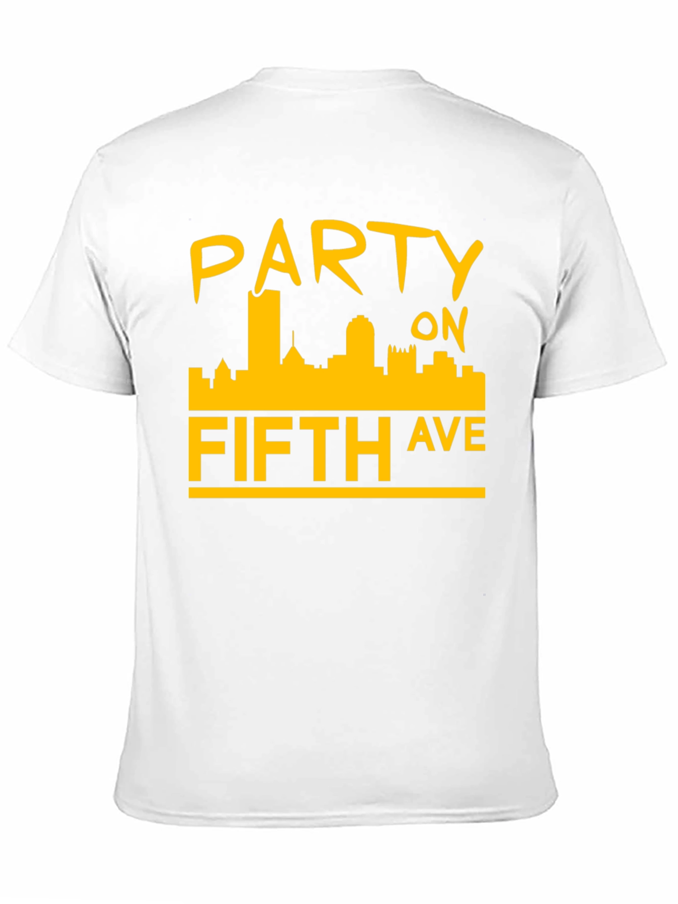 Party on Fifth Ave. Black T-Shirt