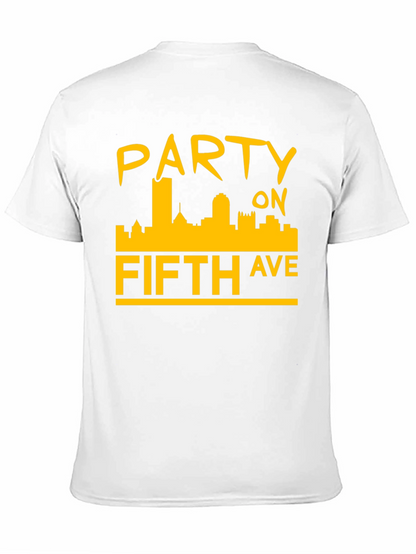 Party on Fifth Ave. Black T-Shirt