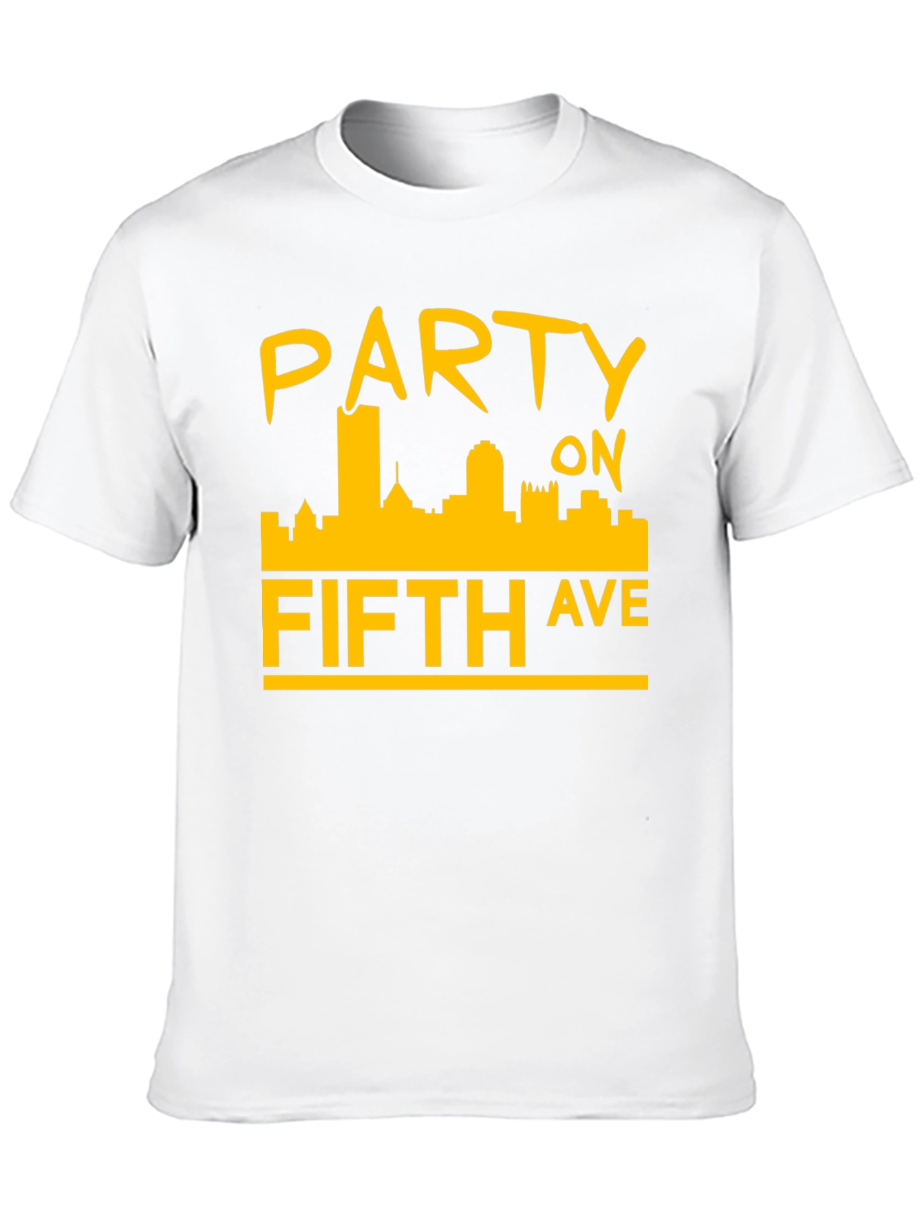 Party on Fifth Ave. Black T-Shirt