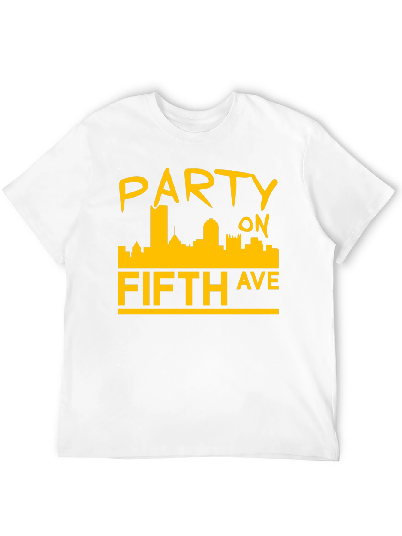 Party on Fifth Ave. Black T-Shirt