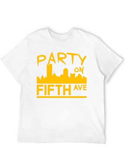 Party on Fifth Ave. Black T-Shirt