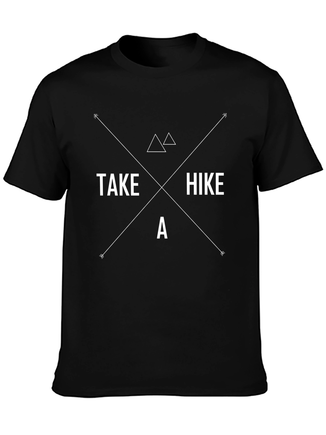 Take a Hike Black Graphic Tee