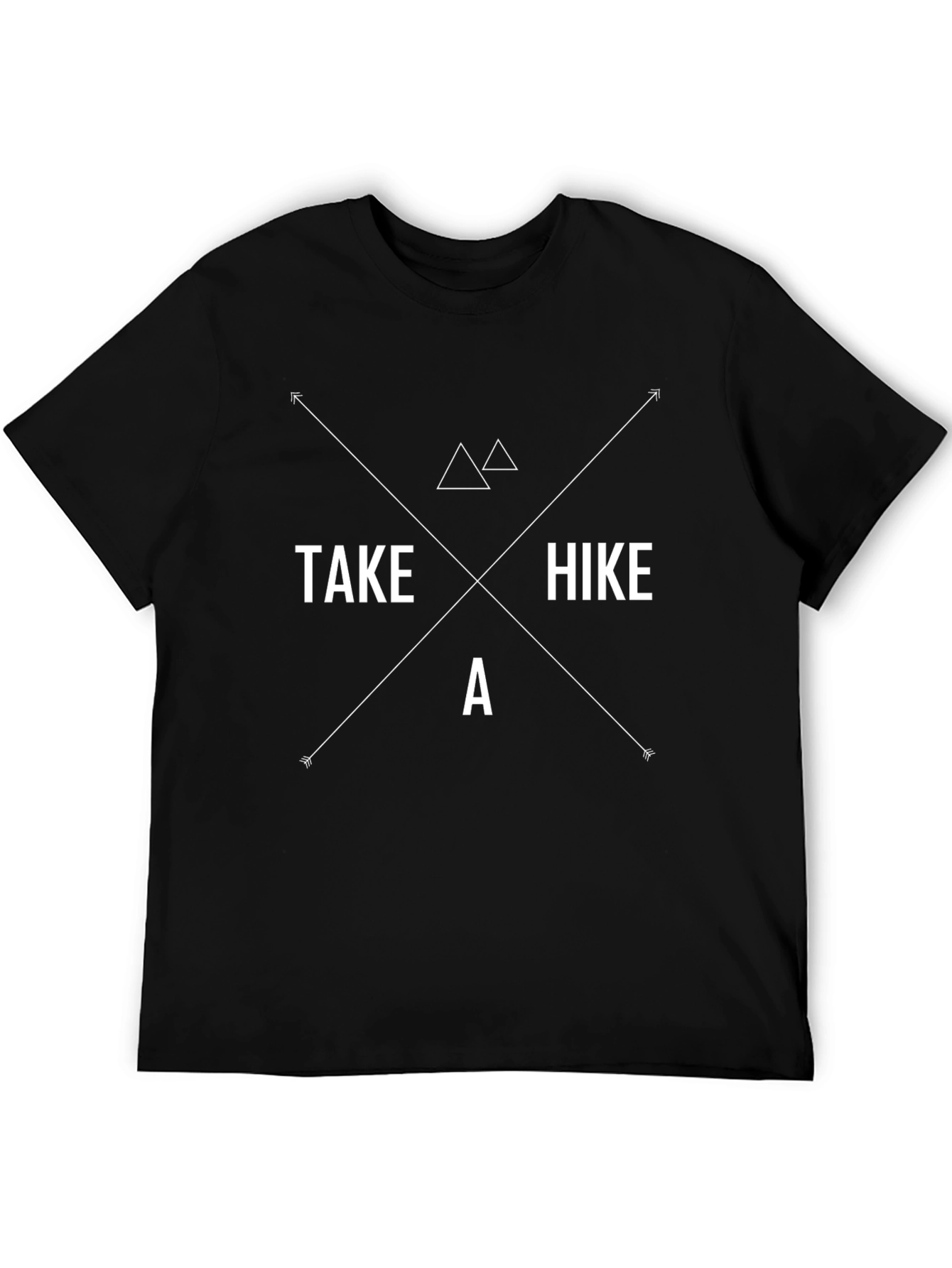 Take a Hike Black Graphic Tee