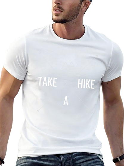 Take a Hike Black Graphic Tee