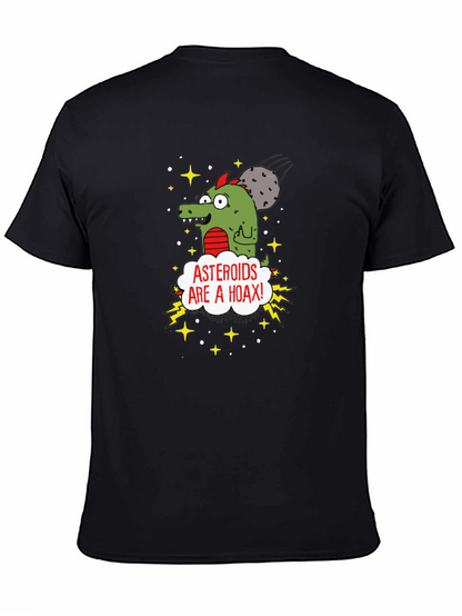 Asteroids Are a Hoax Cartoon T-Shirt