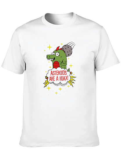 Asteroids Are a Hoax Cartoon T-Shirt