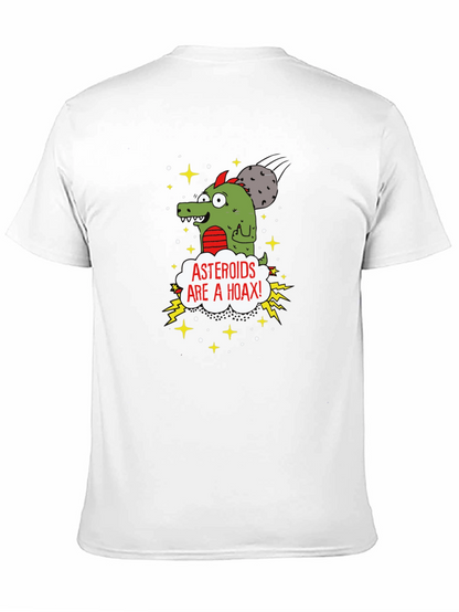 Asteroids Are a Hoax Cartoon T-Shirt