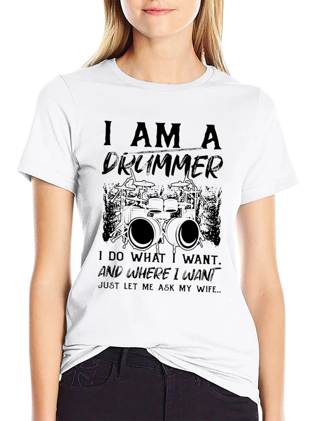 I AM A DRUMMER Graphic T-Shirt
