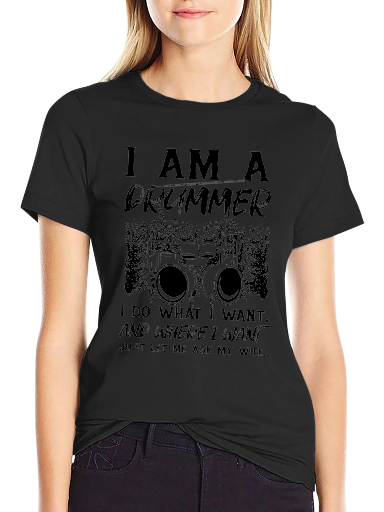 I AM A DRUMMER Graphic T-Shirt