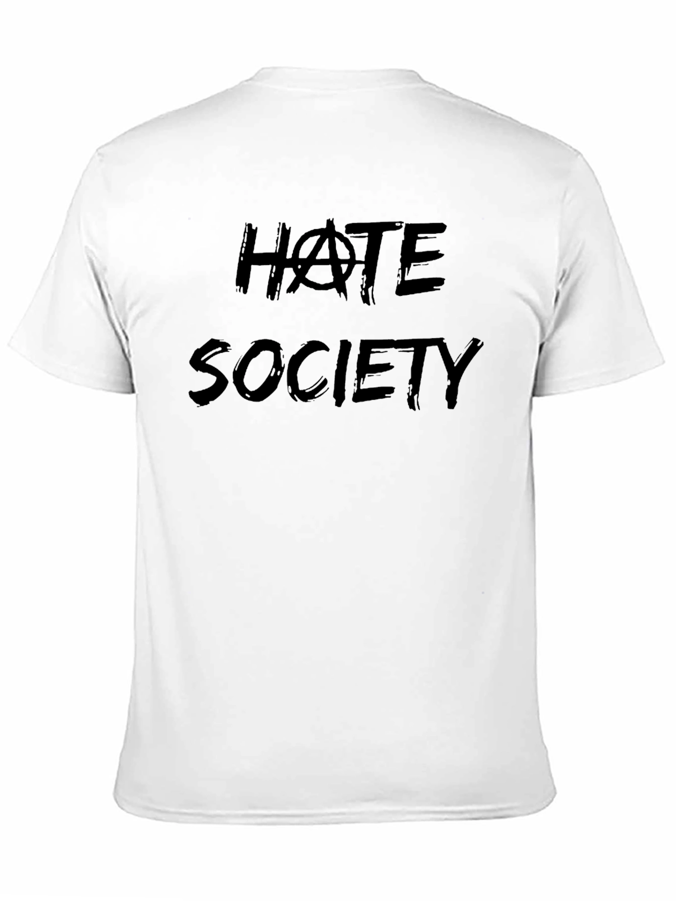 Hate Society Graphic Tee - Bold Statement T-Shirt