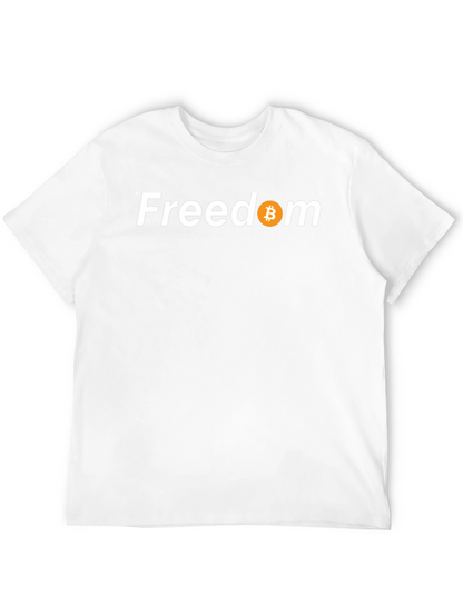 Freedom Bitcoin Tee - Crypto Enthusiast Apparel
