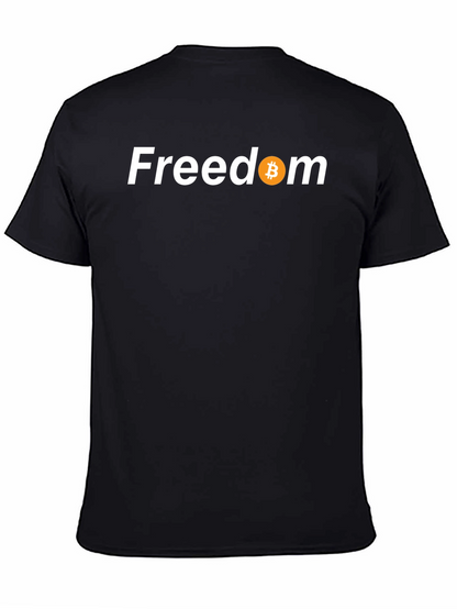Freedom Bitcoin Tee - Crypto Enthusiast Apparel