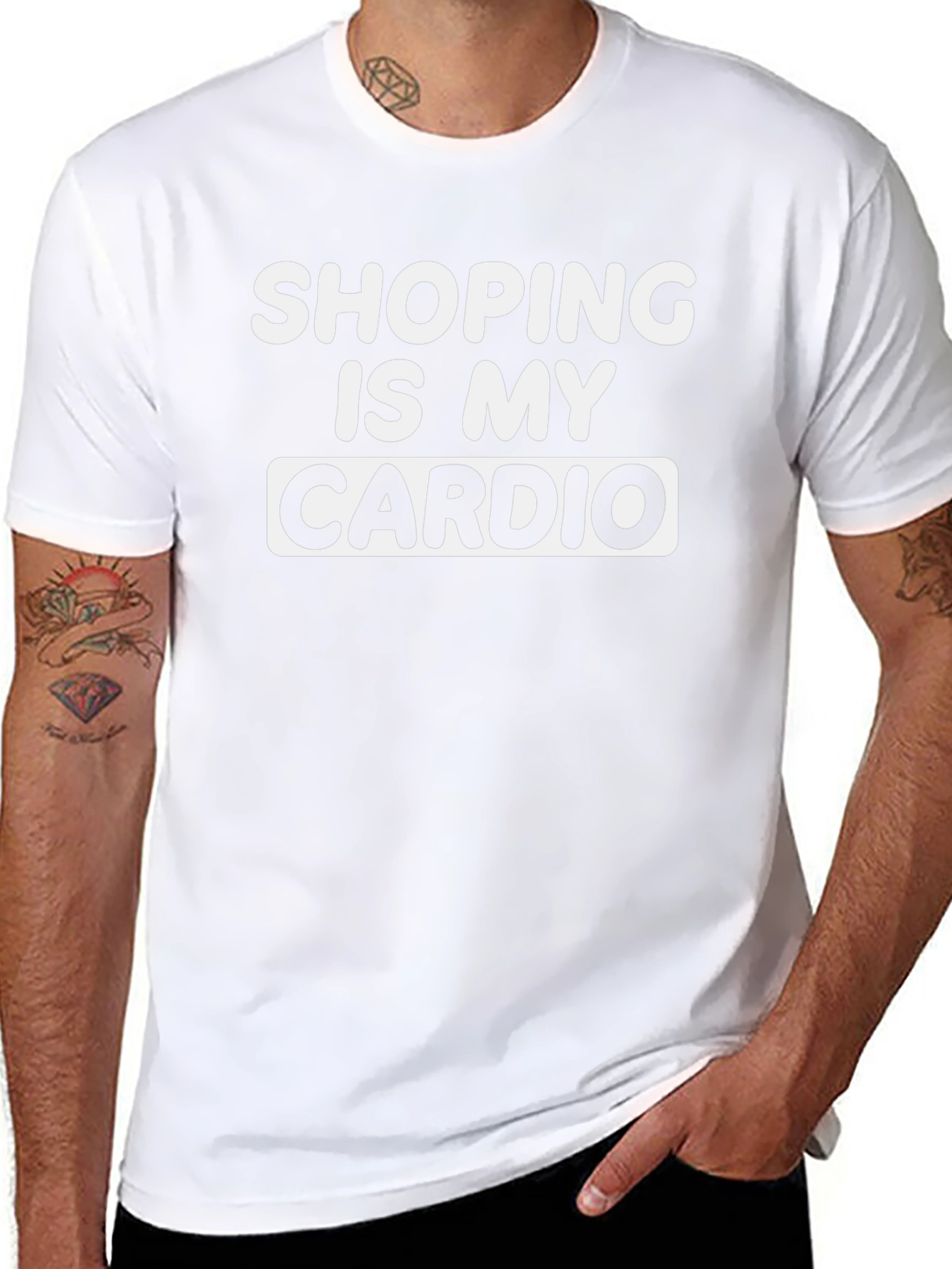Shopping is My Cardio Graphic Tee