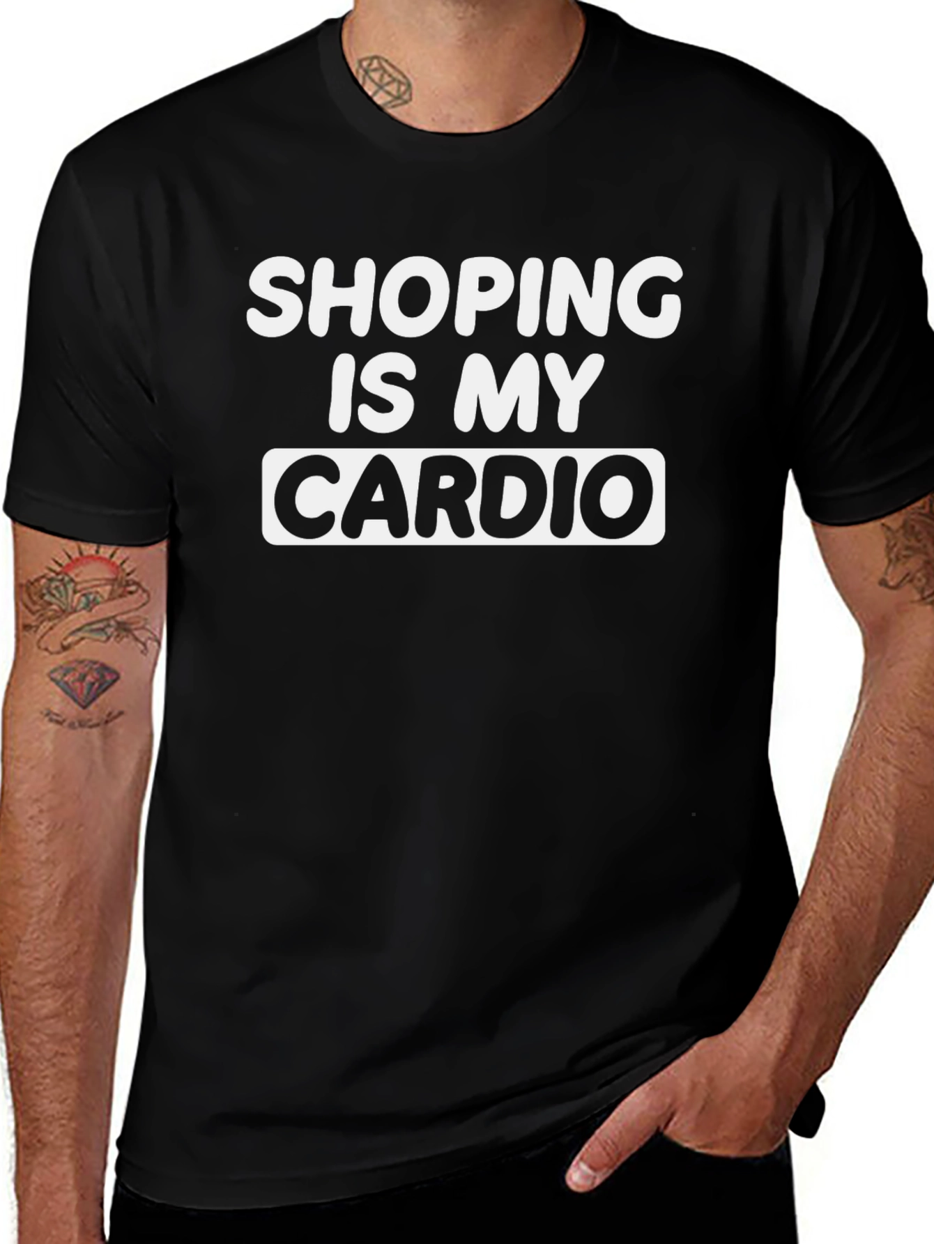 Shopping is My Cardio Graphic Tee